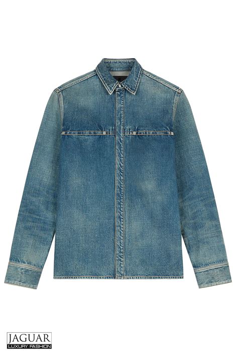 givenchy dress shirt men|givenchy denim shirt.